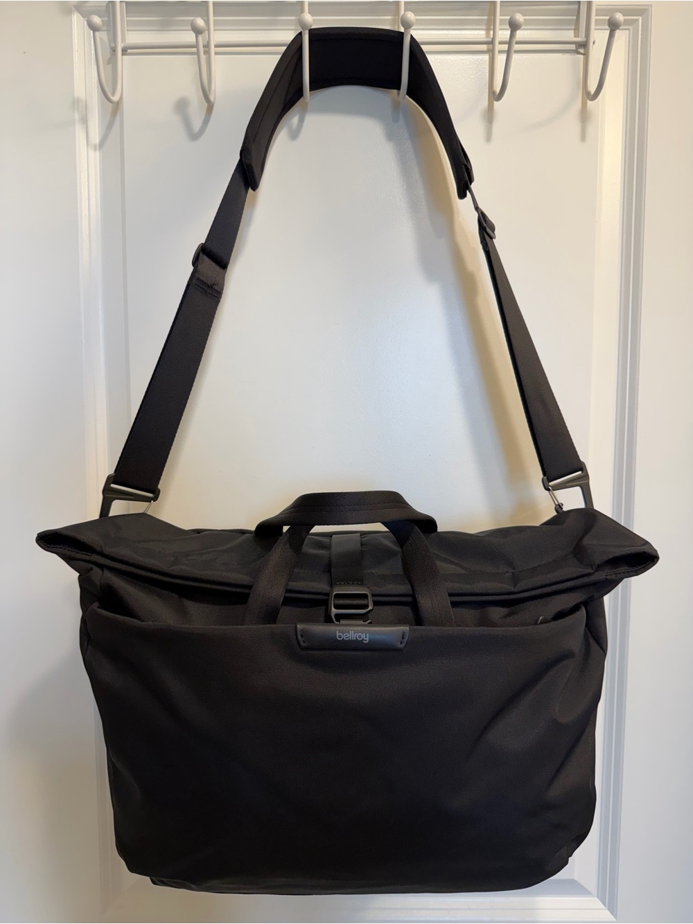 Bellroy System Messenger Bag 16L Black 15” Laptop Work Office Shoulder Tote